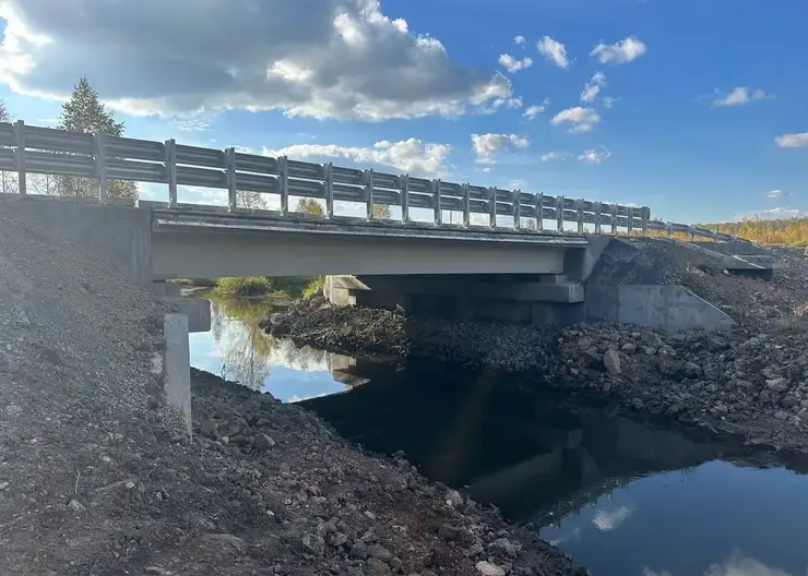 На трассах Красноярского края отремонтировали 11 мостов