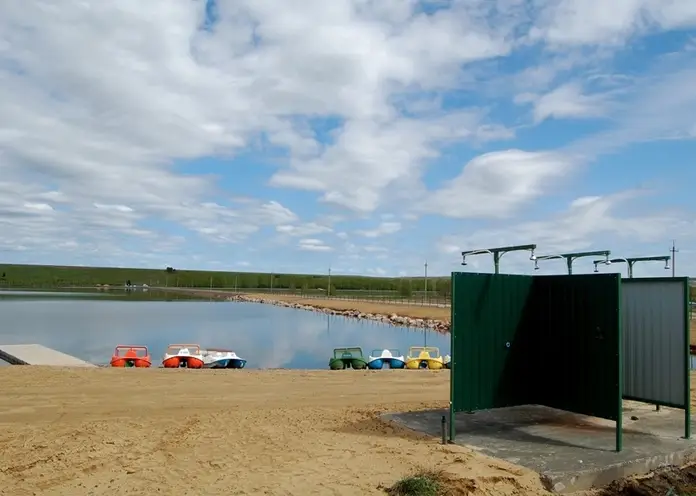 Под Красноярском открылся первый пляж