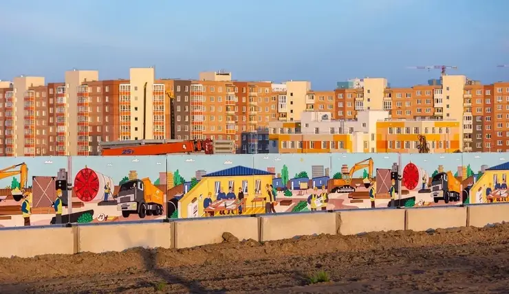 В Красноярске распишут граффити забор метростроителей в Солонцах
