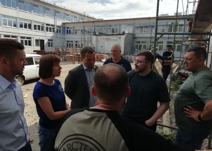 В Красноярске к осени закончат капитальный ремонт школы № 108