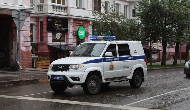 В Красноярске задержали сорвавшего плакаты к 9 Мая мужчину