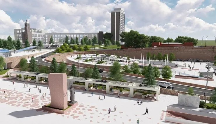 Для строительства подземного перехода и парковки в Красноярске перекроют улицу Дубровинского