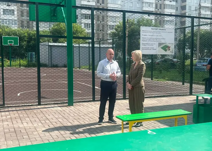 В Красноярске этим летом благоустроят 5 спортивных площадок во дворах