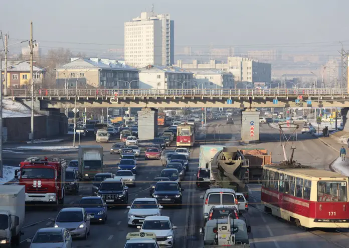 В Красноярске ко Дню Победы изменятся схемы движения транспорта