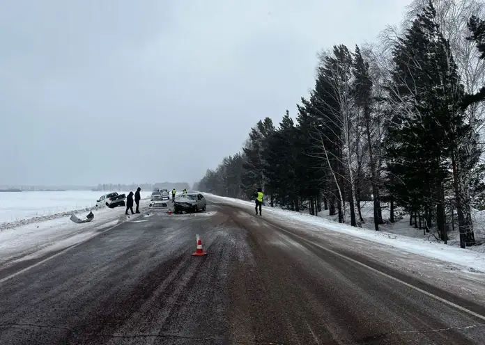 На трассе в Красноярском крае в ДТП пострадала полуторагодовалая девочка