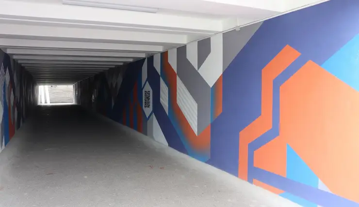 Возле Института искусств открыт подземный переход
