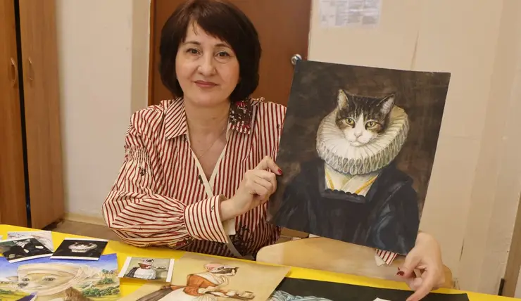 Как кошки помогают увлечь школьников живописью