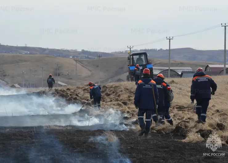 Под Красноярском прошли противопожарные учения