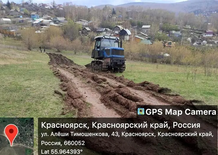 45 км противопожарных полос проложили в Красноярске