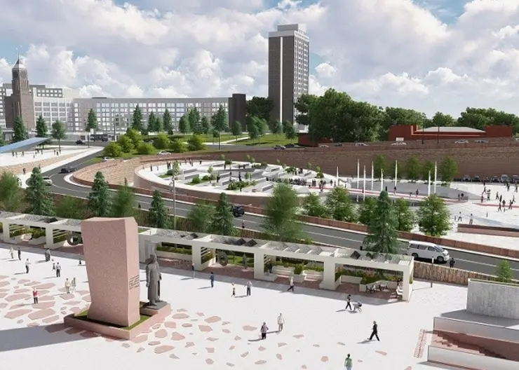 Для строительства подземного перехода и парковки в Красноярске перекроют улицу Дубровинского