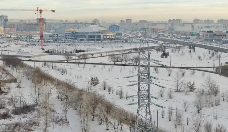 В Красноярске к будущему аквапарку построили электросети