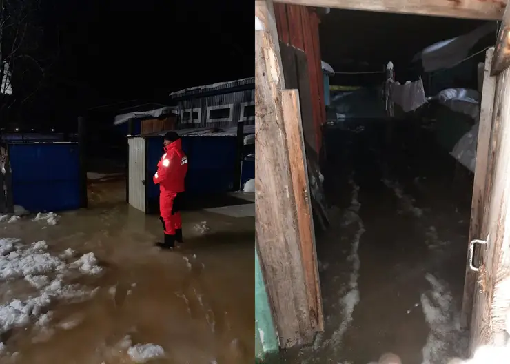 Как обстоит паводковая ситуация в поселке Стрелка Красноярского края