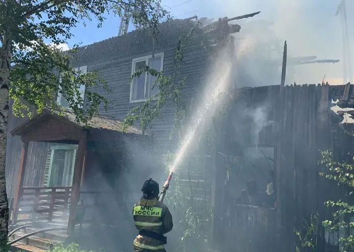 В Красноярском крае при пожаре в жилом доме погиб мужчина