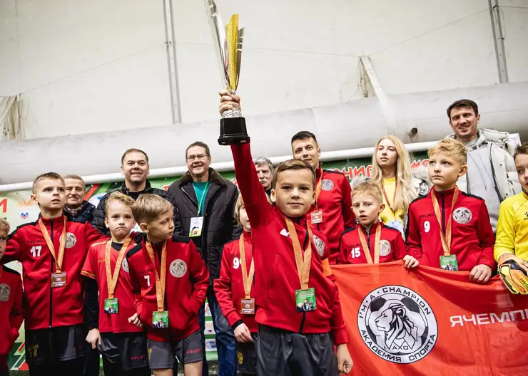 Красноярская академия заняла 3-е место в Детской футбольной лиге имени Виктора Горлова
