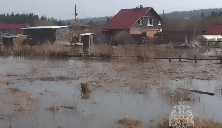 В Красноярском крае из-за талых вод подтопило 31 приусадебный участок