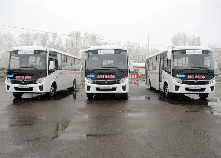 На красноярские дороги выйдут новые маршрутные автобусы