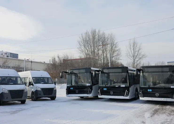 Красноярский край получил 93 новых автобуса