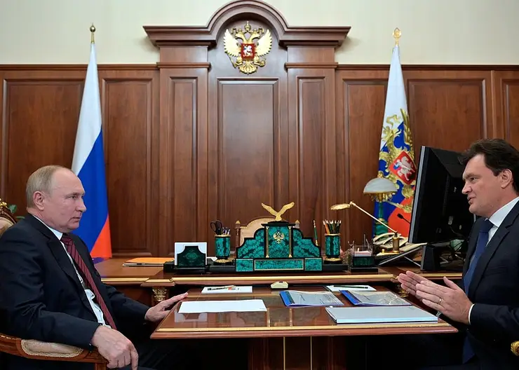 Владимиру Путину рассказали о развитии хаба в Красноярске