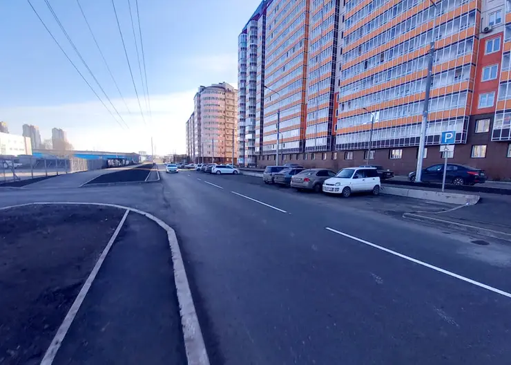 В Красноярске заканчивают ремонт улицы Абытаевская