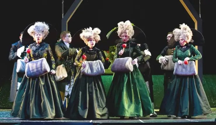 В Красноярске в Музыкальном театре состоялась премьера рок-оперы «Орел и Ворон»