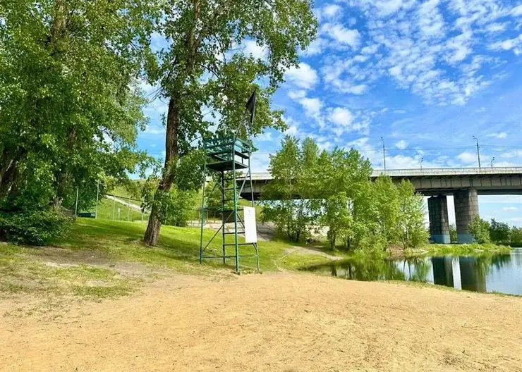 В водоеме на острове Татышев в Красноярске разрешили купаться