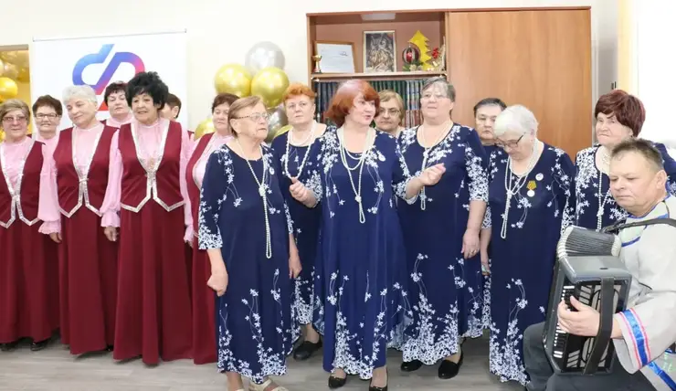 В селе Красноярского края открылся третий в регионе центр общения старшего поколения