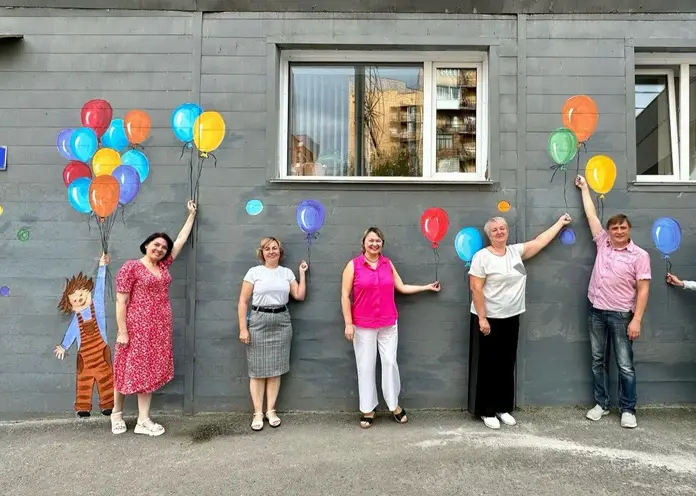 В Красноярске на Свободном появилась детская фотозона