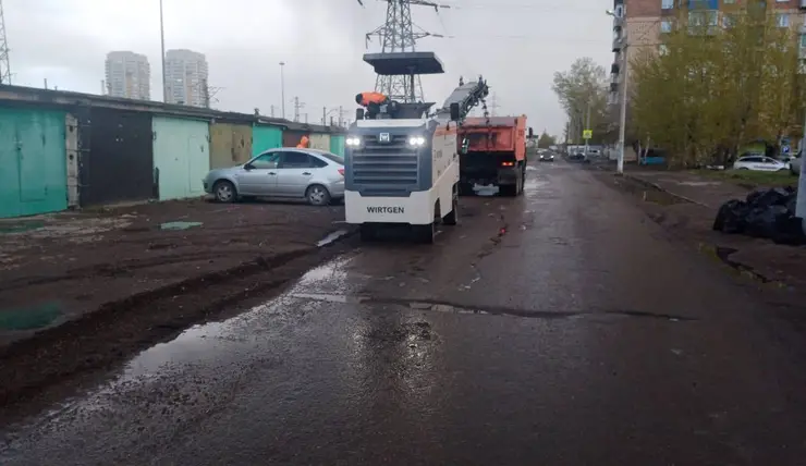 В Красноярске на улицах Транзитной и Семафорной благоустроят новые тротуары