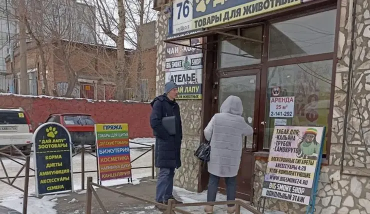 В Кировском районе Красноярска предпринимателей заставили демонтировать девять баннеров