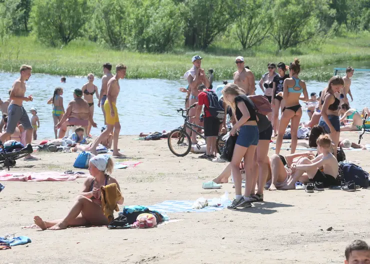 В Красноярске на острове Татышев разрешили купаться