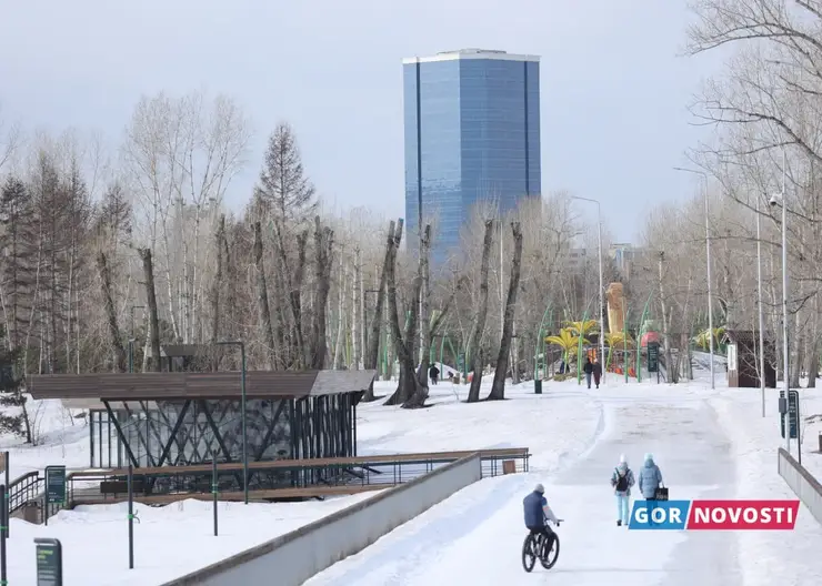 В красноярском Татышев-парке обновили лыжный маршрут