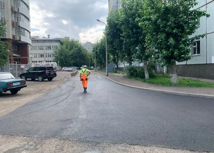 В Красноярске нарушители правил благоустройства оплатили ремонт проездов Центрального района