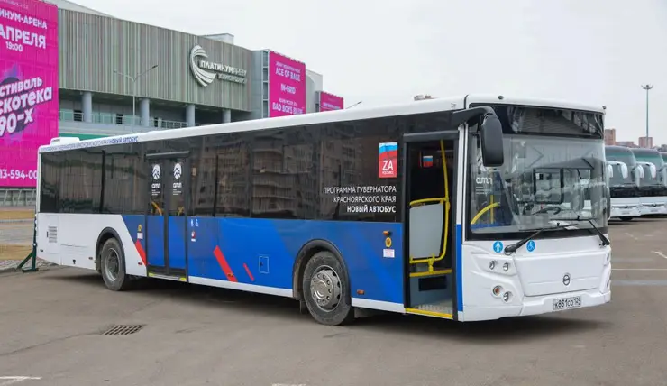 22 территории Красноярского края получили 112 новых автобусов