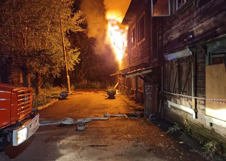 В Красноярске за ночь произошло 2 пожара