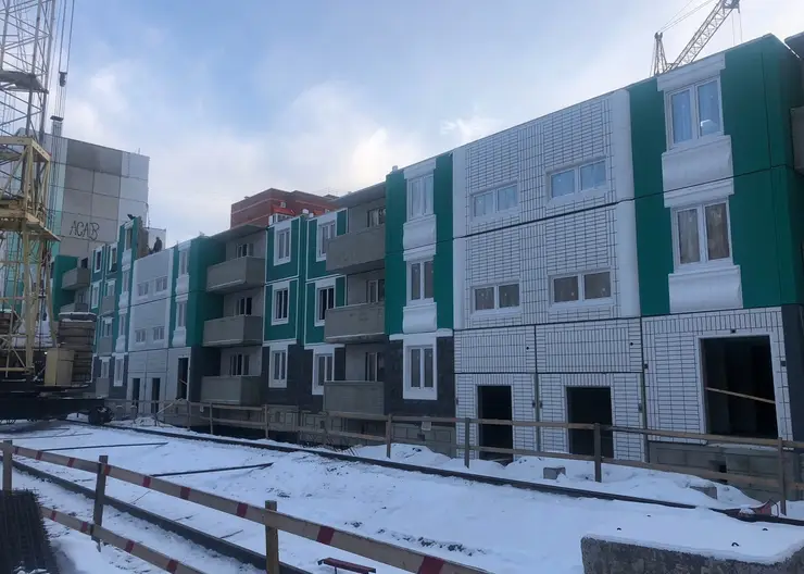 В Красноярском крае за январь построили 215 тысяч квадратных метров жилья