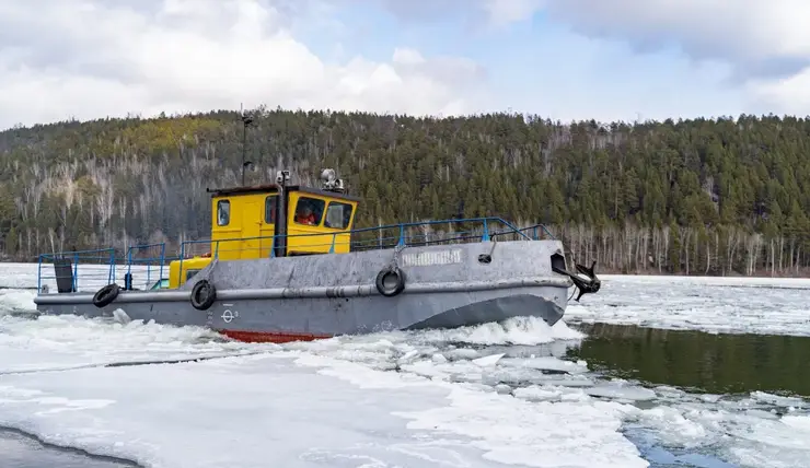 В рамках подготовки к паводкам на реках Красноярского края взрывают лед