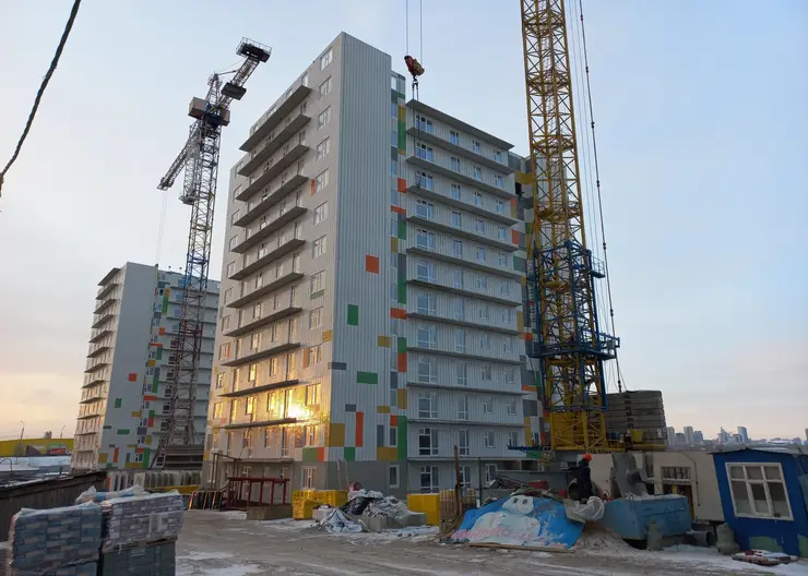 В 2022 году в Красноярском крае построили более 1 миллиона квадратных метров жилья