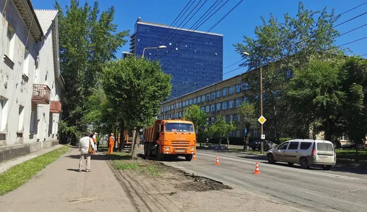 В Красноярске начался капитальный ремонт улицы Маерчака