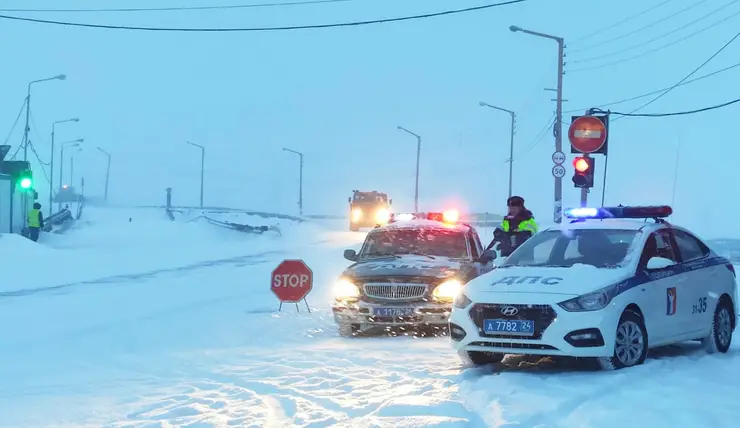 На севере Красноярского края ожидаются порывы ветра до 30 м/с и метель