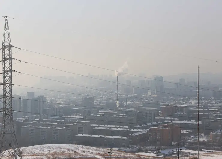 В пяти городах Красноярского края продлили режим НМУ до 07:00 14 февраля