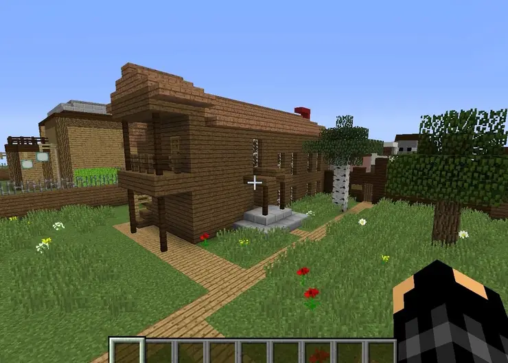 Красноярец построил кубический музей-усадьбу Сурикова в Minecraft