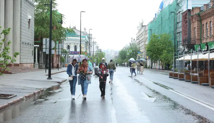 В Красноярске 9 сентября ожидаются сильные дожди, град и ветер