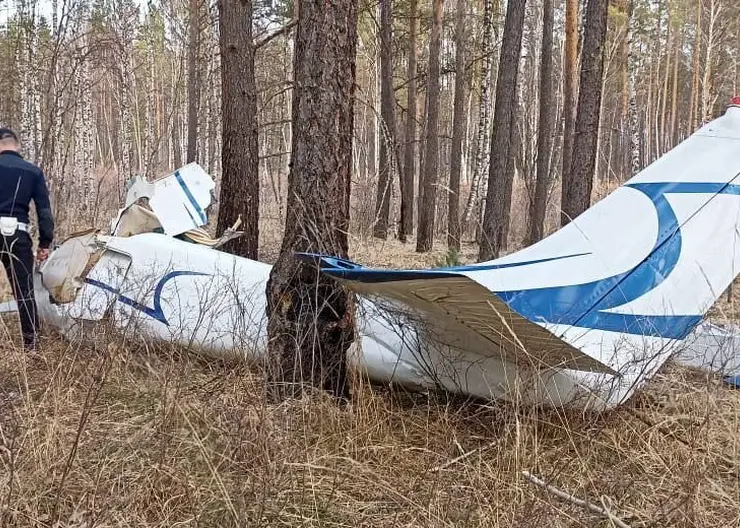 Причиной крушения легкомоторного самолета под Красноярском могла стать ошибка пилота