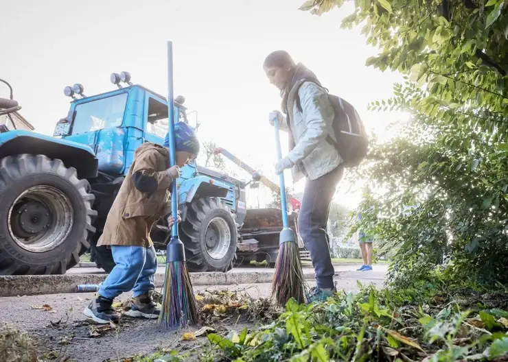 Красноярцы убрали больше 7 тысяч кубометров мусора на субботнике
