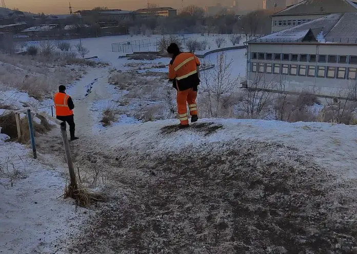 В Красноярске ликвидируют опасные горки