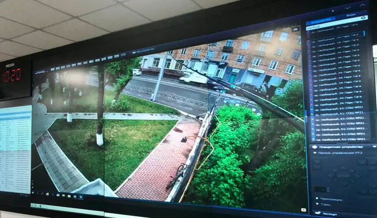 В Железнодорожном районе Красноярска 26 камер наблюдения подключили к «Безопасному городу»