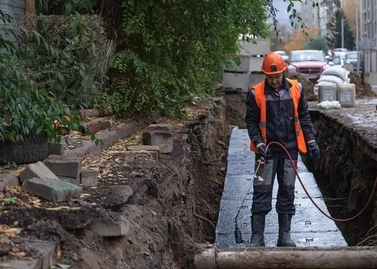 На теплосетях Красноярска продолжается осенний цикл работ