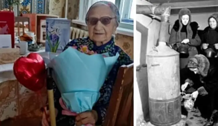 В Красноярске 100-летний юбилей отметила ветеран ВОВ Евгения Белинская