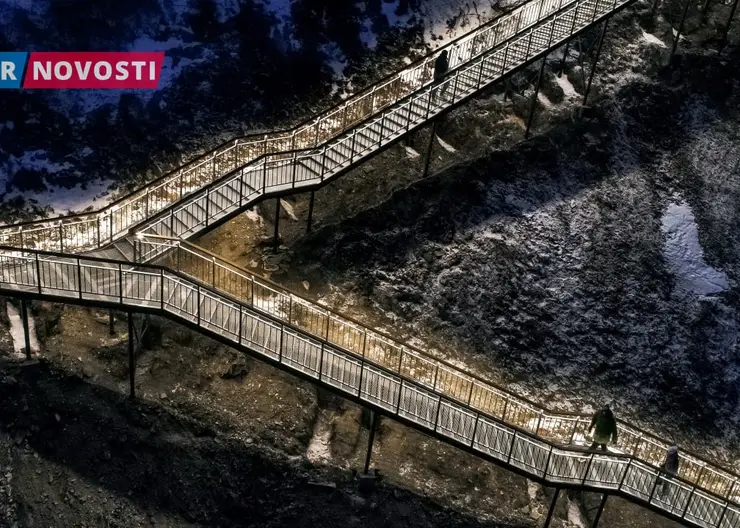 В Красноярске с 10 по 24 мая из-за ремонта закроют лестницу в Удачном