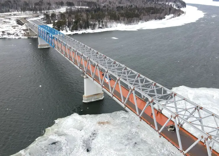 Высокогорский мост в Красноярском крае готов на 90 %